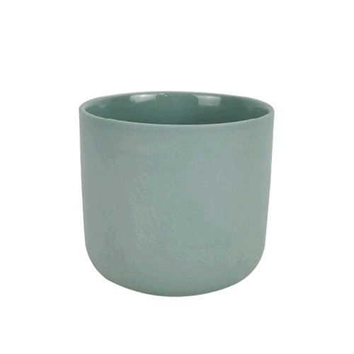 Creative Home Decoration Luxury Matte 14oz Empty Nordic Ceramic Candle Jar Candle Container