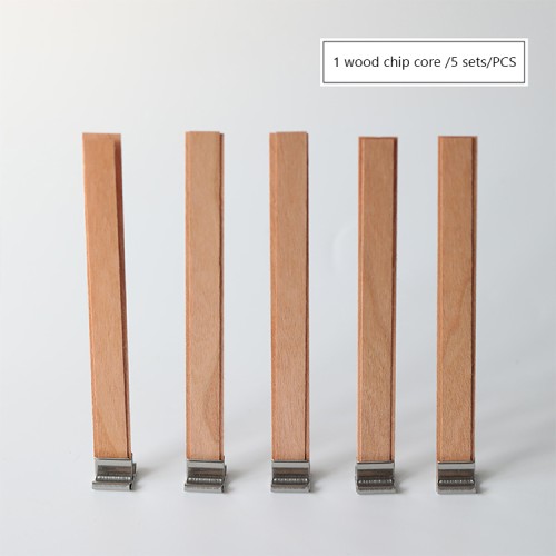DIY Smokeless Core Handmade Double Layered Wood Wick for Candles Wooden Candle Wick