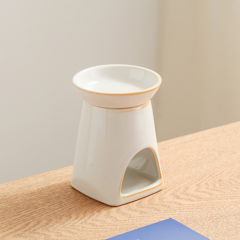 Decoration Home Yoga Spa Bedroom Aromatherapy Aroma Ceramic Essential Oil Lamp Burner Tealight Oil Warmer 