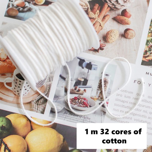 Wholesale Organic Cotton Wick Holder with Long Color Cotton Wire Core for Candles Fragrance Accessories