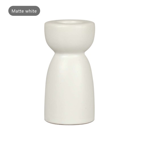 Modern Candlelight Dinner Home Decor Multi-Color Tapered Candle Stand Ceramic Taper Candle Holder Candlestick Holders