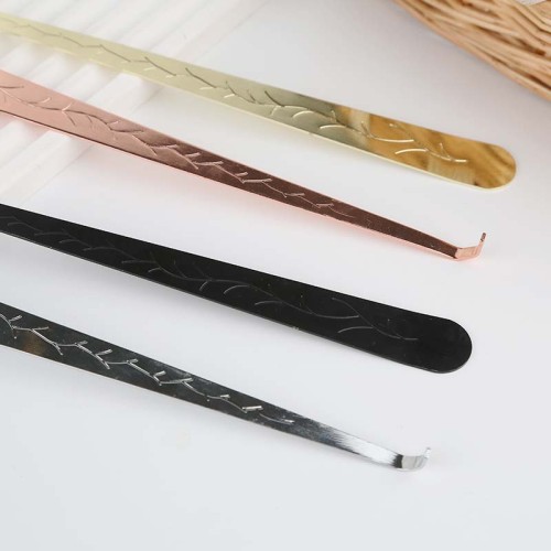 Polished Sturdy Stainless Steel Silver Brass Gold & Black Scented Candle Accessories Single Wick Hook Wick Dippers & Tool