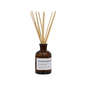 Wholesale Household Fragrance Bottle 125ml Dark Brown Clear Glass Empty Reed Diffuser Bottle Glass Diffuser Bottles 