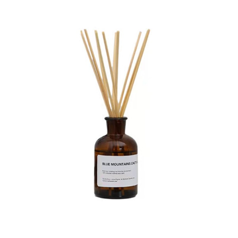 Wholesale Household Fragrance Bottle 125ml Dark Brown Clear Glass Empty Reed Diffuser Bottle Glass Diffuser Bottles 