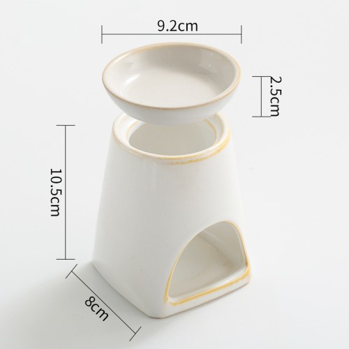 Decoration Home Yoga Spa Bedroom Aromatherapy Aroma Ceramic Essential Oil Lamp Burner Tealight Oil Warmer