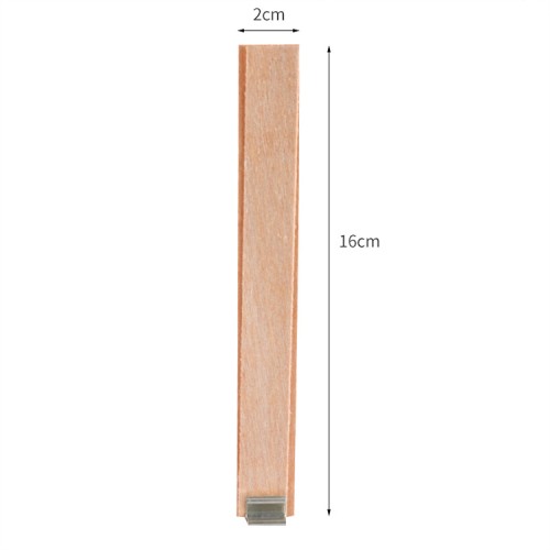Natural Soy & Coconut Wax Candle with Smokeless Wood Wicks Monolayer Double Layered for Fragrance Candle Making