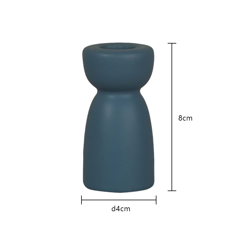 Modern Candlelight Dinner Home Decor Multi-Color Tapered Candle Stand Ceramic Taper Candle Holder Candlestick Holders 