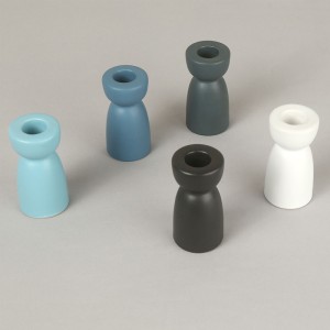 Modern Candlelight Dinner Home Decor Multi-Color Tapered Candle Stand Ceramic Taper Candle Holder Candlestick Holders 