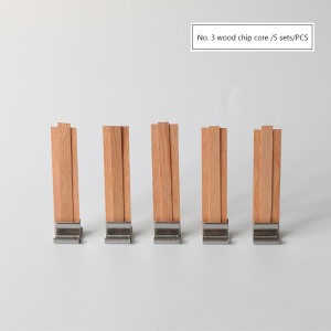DIY Smokeless Core Handmade Double Layered Wood Wick for Candles Wooden Candle Wick 