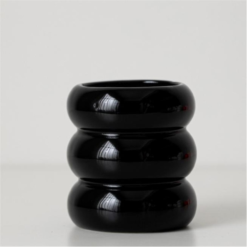 2023 New High Quality Home Decor Candlestick Empty Circle Ceramic Scented Candle Jar Candle Container Cup for Weddings Christmas 