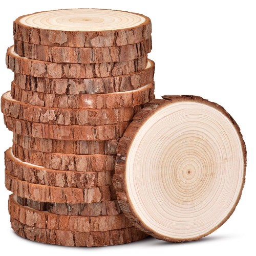 Wholesale Home Decoration Cheap Heat Resistant Pine Natural Wood Round Coffee Cup Coasters