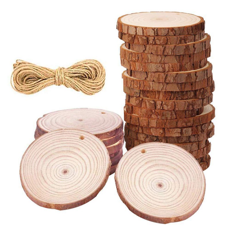 Wholesale Home Decoration Cheap Heat Resistant Pine Natural Wood Round Coffee Cup Coasters 