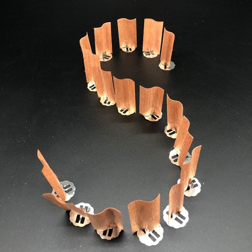 S-Type Handmade Wood Wick Clips with Holder Eco-Friendly Smokeless Core for Candles & Fragrance Accessories