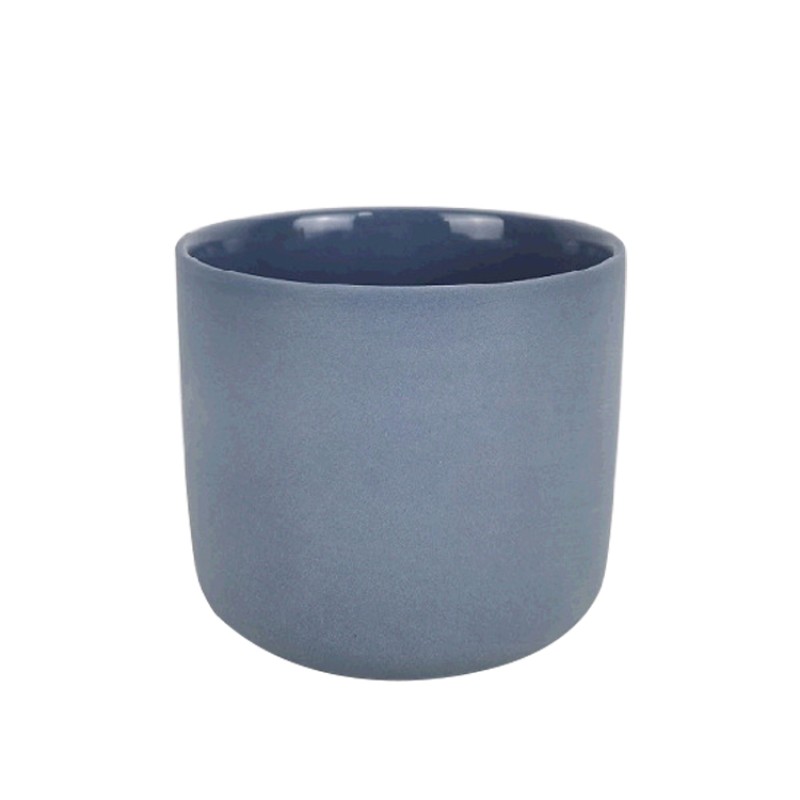 Creative Home Decoration Luxury Matte 14oz Empty Nordic Ceramic Candle Jar Candle Container 