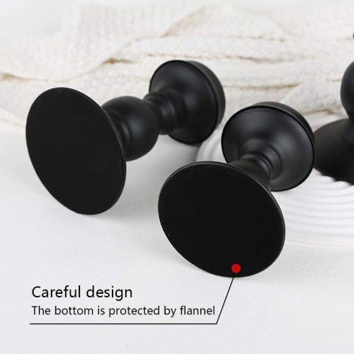 Nordic European Romantic Black Iron Candlestick Candelabrum Table Decoration Home Wedding Gift Candle Stand for Pillar Candle