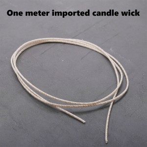 Wholesale Organic Cotton Wick Holder with Long Color Cotton Wire Core for Candles Fragrance Accessories 
