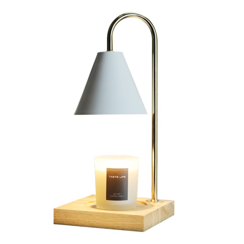 Wholesale Home Decor Wood Base Electric Candle Warmer Lamp Melt Wax Candle Warmer for Scented Candles 
