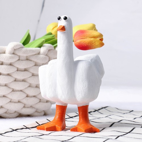 Hot Sales Funny Cute Knick-Knacks Resin Middle Finger Statue Figurine Whimsical Decor Crafts Decoration Wholesale for Home