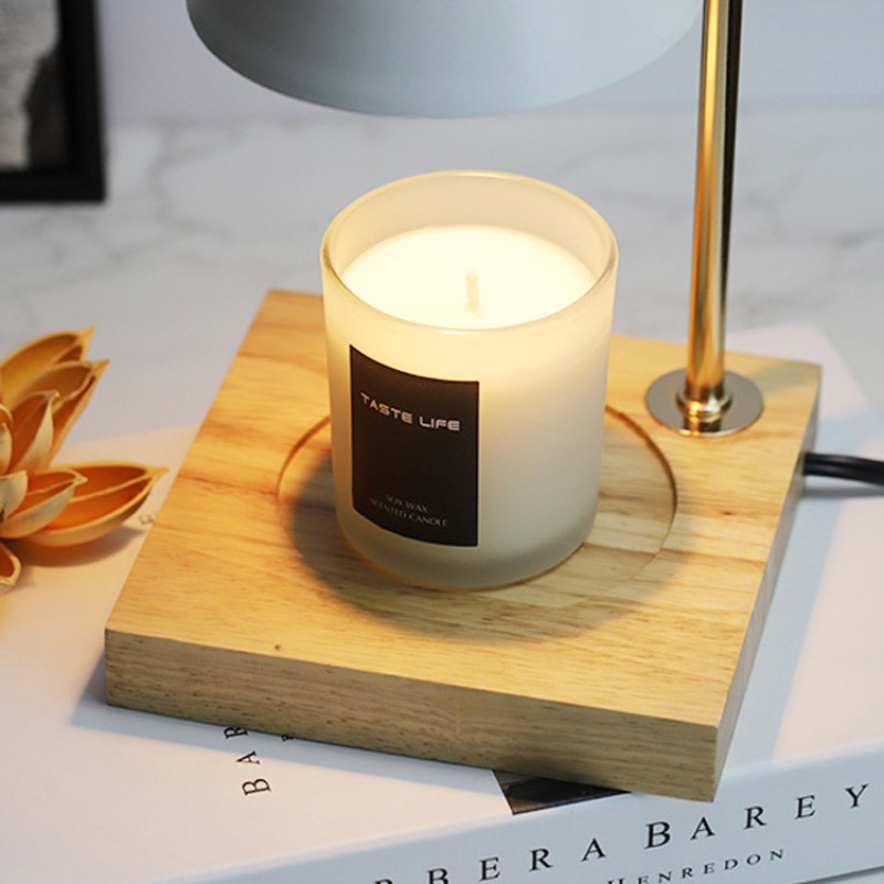 Wholesale Home Decor Wood Base Electric Candle Warmer Lamp Melt Wax Candle Warmer for Scented Candles 