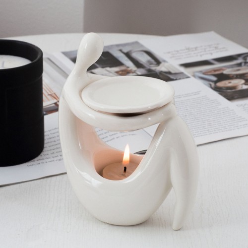 Creative Body Shaped Aroma Candle Warmer Scented Wax Diffuser Ceramic Essential Oil Burner Tea Light Candle Warmer