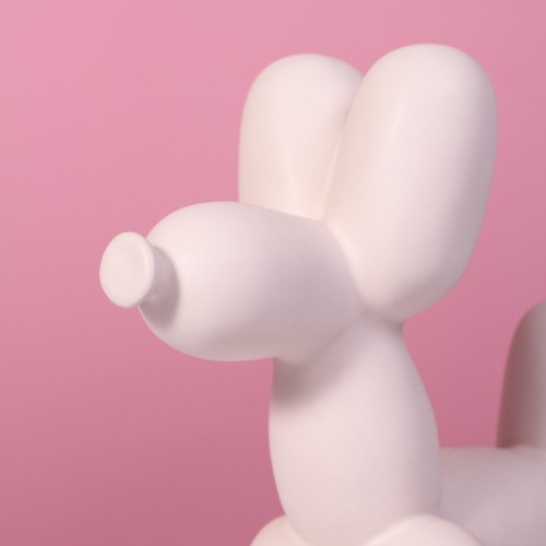 Creative Cute Animal Crafts Decorative Ceramics Funky Home Decor Knick-Knacks Modern Desktop Ornament Balloon Dog Sculpture