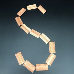 S-Type Handmade Wood Wick Clips with Holder Eco-Friendly Smokeless Core for Candles & Fragrance Accessories 