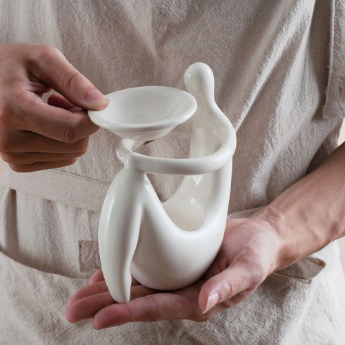 Creative Body Shaped Aroma Candle Warmer Scented Wax Diffuser Ceramic Essential Oil Burner Tea Light Candle Warmer
