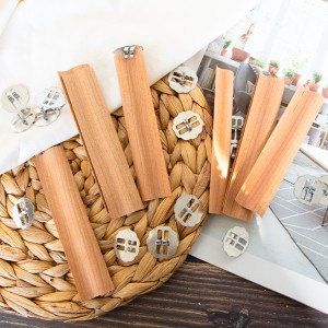 Smokeless Crackling Wood Wicks with Iron Stand Natural Wicks for DIY Candles Making Wooden Candle Wicks with Clips 