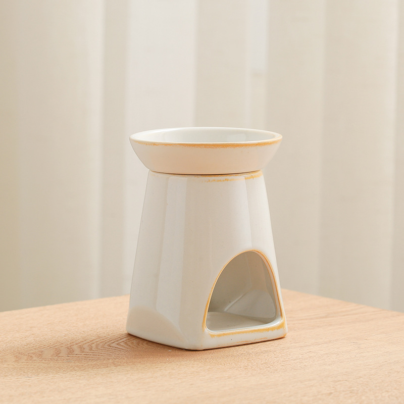 Decoration Home Yoga Spa Bedroom Aromatherapy Aroma Ceramic Essential Oil Lamp Burner Tealight Oil Warmer 