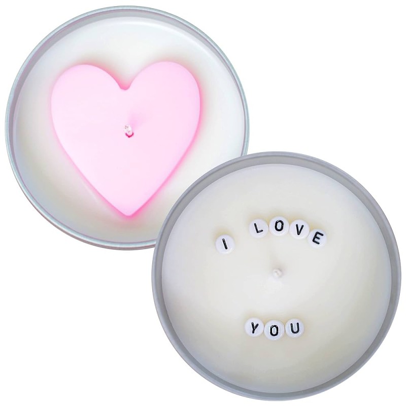 Kabbalah Unique Design Handmade Custom Private Label Pink Personalized Gift Flower Hidden Secret Message Candle 
